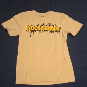 Goosebumps Graphic Beige T-Shirt